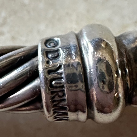 David Yurman Sterling Silver Two Tone Necklace - Picture 4 of 6